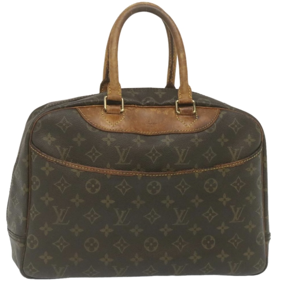 Louis Vuitton Monogram Deauville Hand Bag M47270 Lv Auth 29206